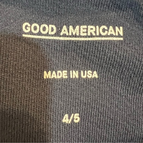 Good American Good Hoodie "H" Varsity Letter Cotton - Picture 6 of 9